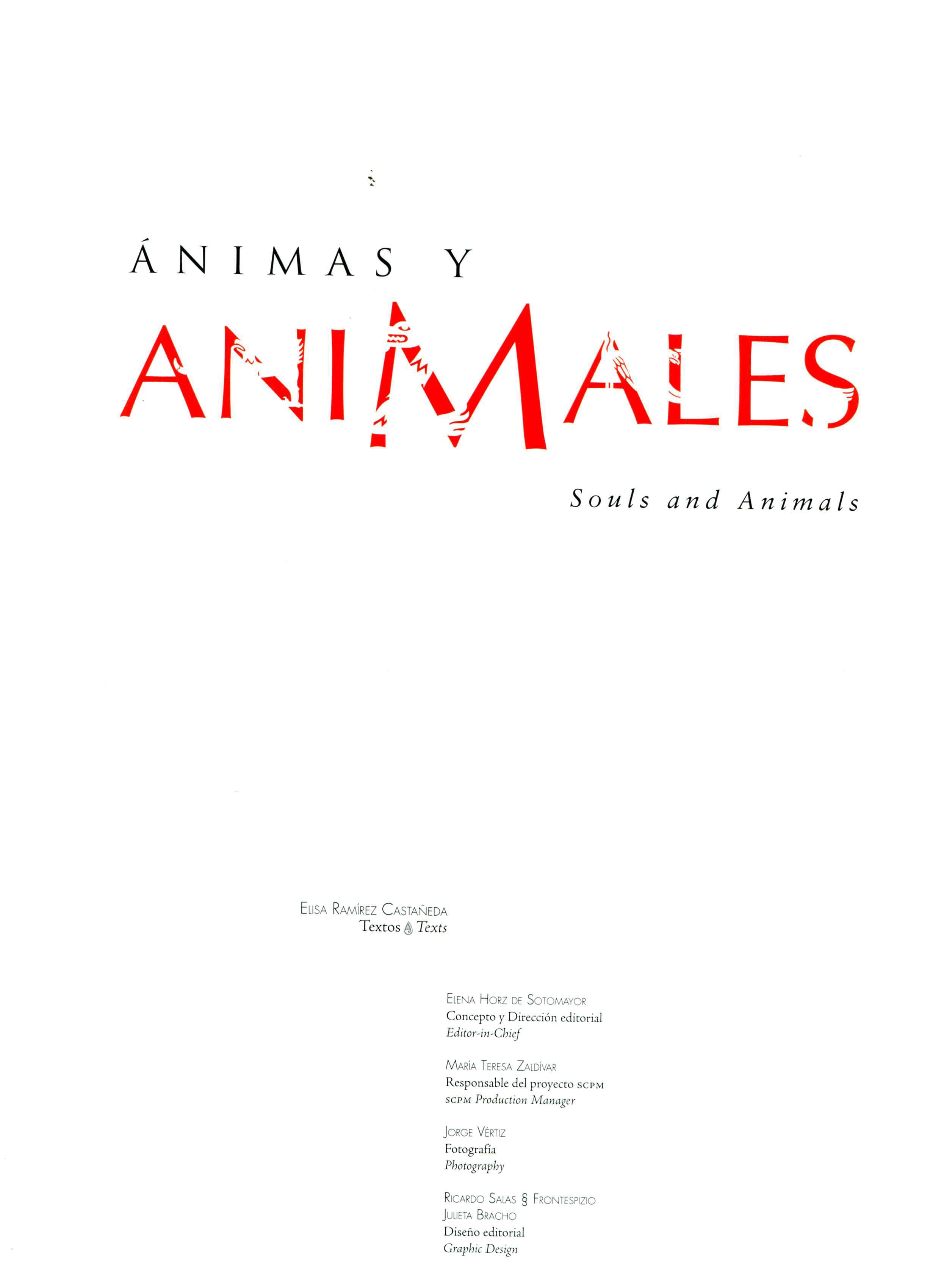 Portada de Ánimas y Animales