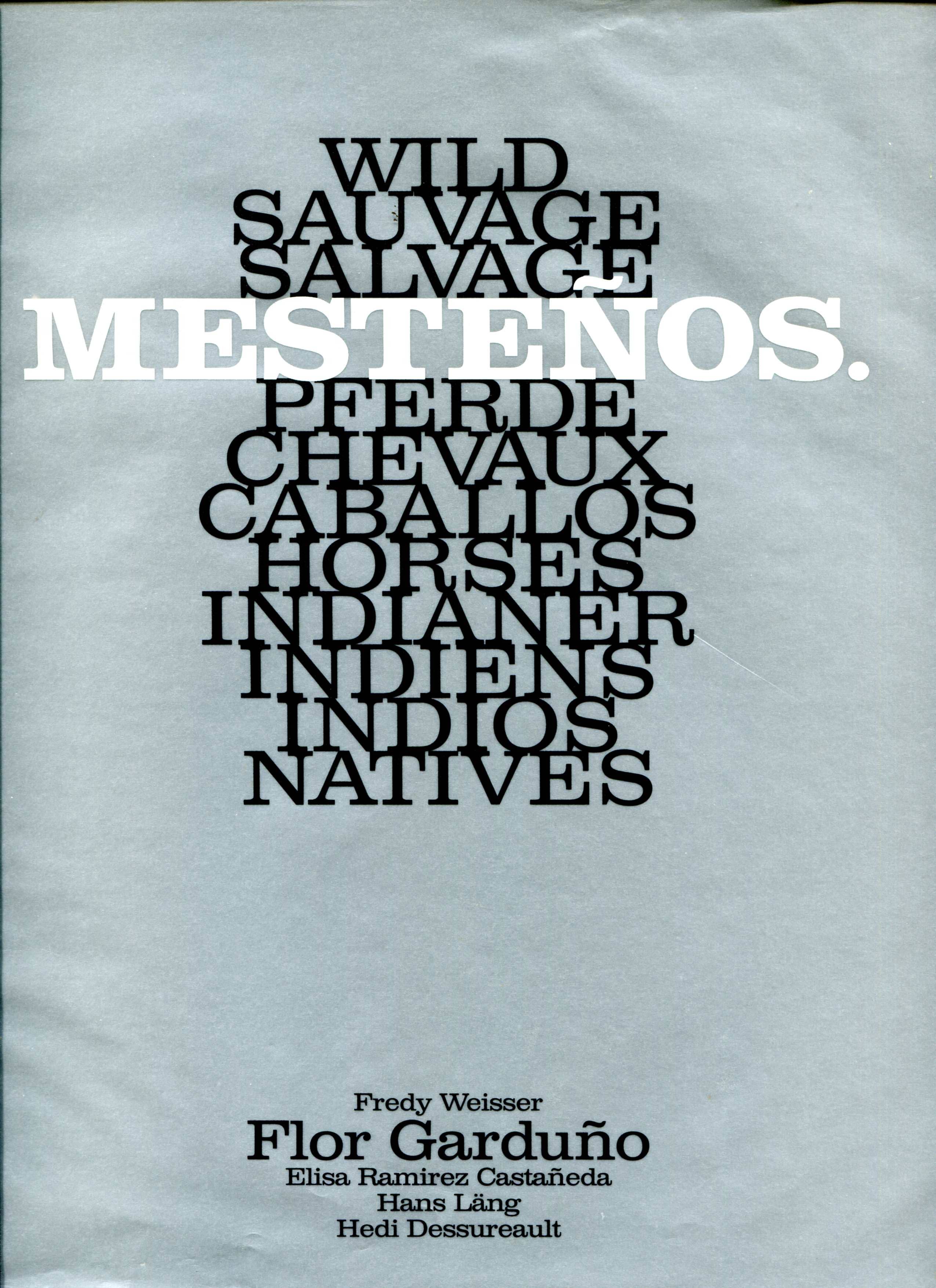 Portada de Mesteños, El caballo y el indio norteamericano